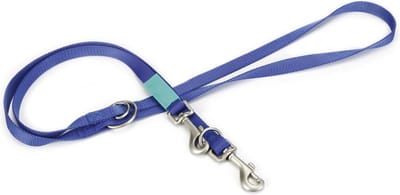 Beeztees Uni - Hondenriem - Blauw - 200 cm x 20 mm