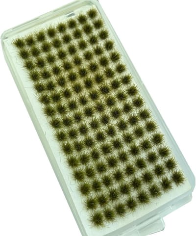 120 Stuks Mini Terrain Modelset voor DIY Gaming Decoratie - Kunstgras en Resin Landschap Modelbouw