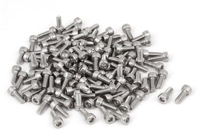 Zeskantschroeven M3 x 8 mm DIN912 Roestvrij Staal - 120 Stuks