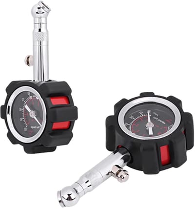 Bandenspanningsmeter - Bandenmeter Tester - Veilig Rijden - Draagbaar Compact Ontwerp - 0-100 PSI - Zwart