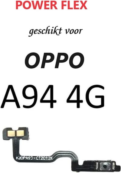 Oppo A94 4G power aan uit flex