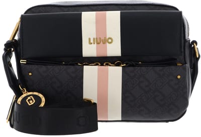 LIU JO schoudertas Clidia Camera Case Bag Nero donkergrijs