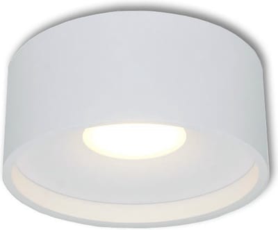 Artdelight designverlichting - Plafondspot Dimbaar IP54 - Rond Wit - 10W 720Lm - 2700K 927 Warm Wit | Triac Dimbaar - Aluminium
