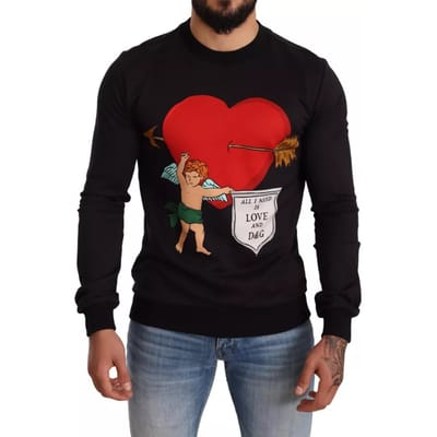 Cupido Hart Sweatshirt Lange Mouwen Crewneck