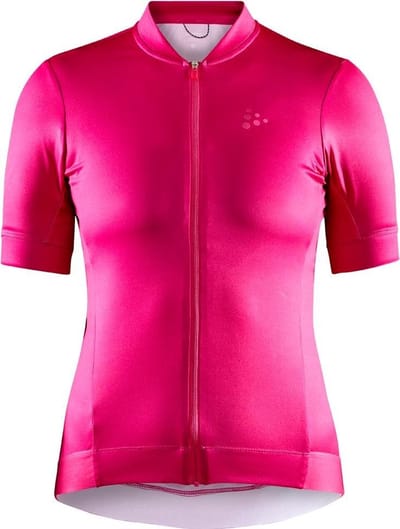 Craft Essence Jersey Outdoor Kleding Fietsshirt - Dames - Fame/Roze - Maat L