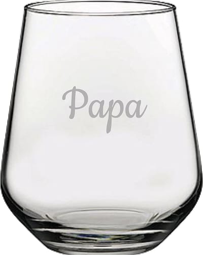 Drinkglas gegraveerd - 42,5cl - Papa