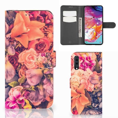 Samsung Galaxy A70 Hoesje Bosje Bloemen