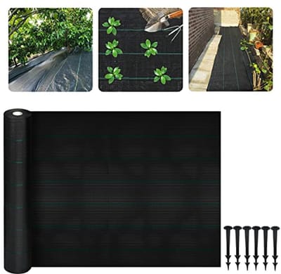 Onkruiddoek 20 m² - Waterdoorlatend Tuinvlies - UV-Stabiel en Scheurvast - Ideaal voor Tuinen en Moestuinen