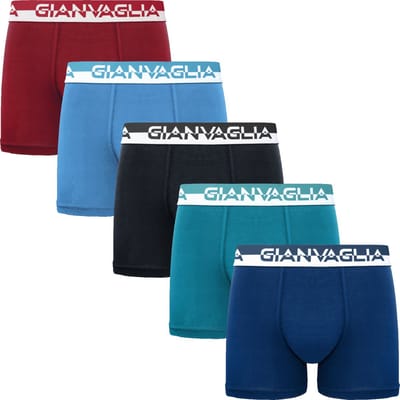 Heren Boxershorts - 5 Pack - Katoen - Effen - Mix - Maat M | Ondergoed Heren - Onderbroeken Heren