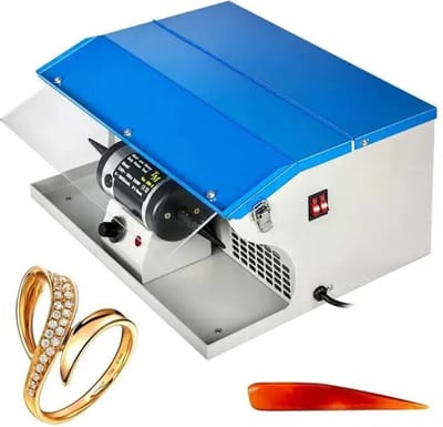 EML STORE Sieraden polijstmachine - Rock tumbler - Polijstmachine - Met licht tafelblad voor sieraden - 200W - 220V