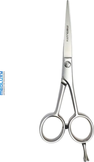Medluxy - Kappersschaar, Snor en Baard Schaar - Rechtshandig - 5.5 inch / 14 cm - multifunctioneel -ML0438 [RVS - INOX]