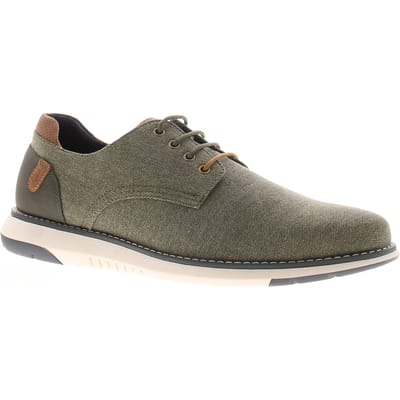 Hush Puppies Heren Veterschoenen Bruce Canvas Groen
