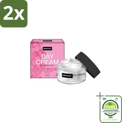 Sence Dagcreme Voor Gevoelige Huid 50 ml - Voordeelverpakking - 2 stuks - Gevoelige huid crème - Dagcrème