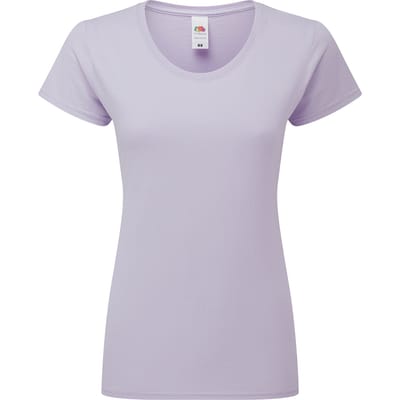 Fruit Of The Loom Vrouwen / Dames Fit Ringgesponnen Premium Tshirt (Zachte lavendel)