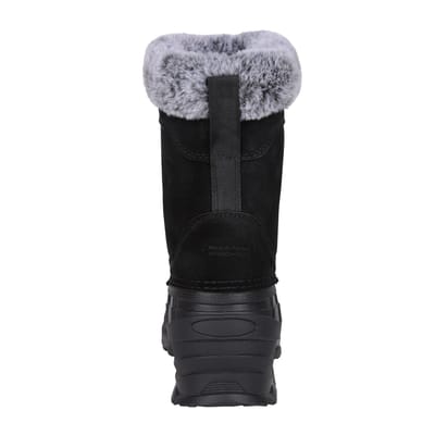 Mountain Warehouse Dames Snowdrift Suède Faux Bont Gevoerde Sneeuwlaarzen (Zwart)