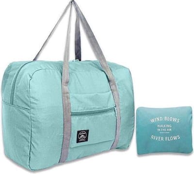 Duffelbag - Reistas - Sporttas - Opvouwbare Reistas - Weekendtas - Lichtblauw