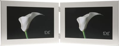 Deknudt Frames multifotolijst S58MQ2 - zilver - tweeluik - 2x 10x15 cm