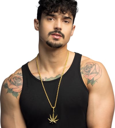 Boland - Ketting Grass Goud - Volwassenen - Unisex - Student - Grappig - Fout