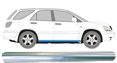 Reparatie dorpel voor Lexus RX 1998-2003 / Links = Rechts (symmetrisch)