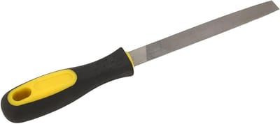 Metalen Vijl - Handvijl - Metaal Bewerken - Ergonomisch Handvat - 26 cm - Zwart
