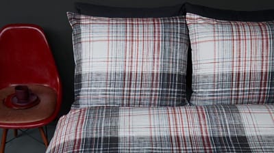 Beddinghouse Filip Dekbedovertrek - Lits-jumeaux - 240x200/220 cm - Red