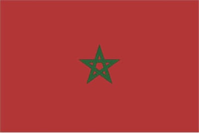 Vlag Marokko