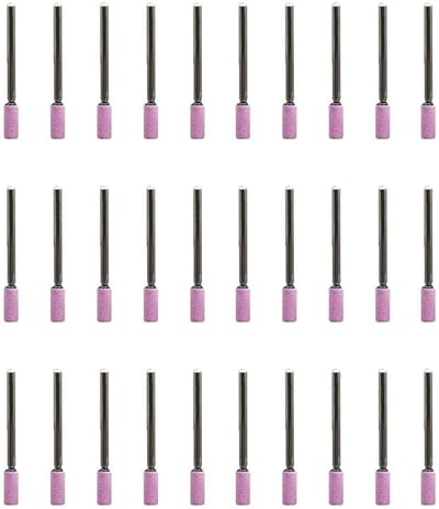 Dailygoods- Polijstkop 30 Stuks - Slijpen/Polijsten - Schurende Stenen - Multifunctioneel - Maximaal 12.000 TPM - Aluminium/Steen - Slijpschijven
