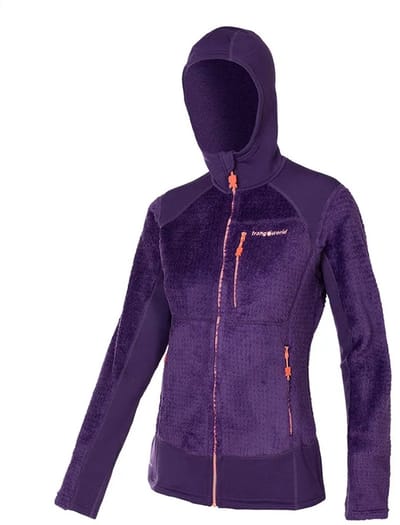 Trangoworld Trx2 Loft Pro Vd Fleece Met Volledige Rits Paars M Vrouw