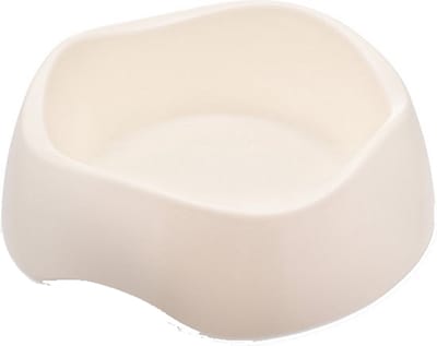 Beco Bowls - Voerbak/ Waterbak voor Honden - Zeer Sterk & Vaatwasserbestendig - Trendy in 4 Kleuren in S/M/L - Kleur: Naturel, Maat: Small