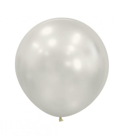 Latex ballonnen Sempertex Silk Oyster White, 24 inch - 3 stuks