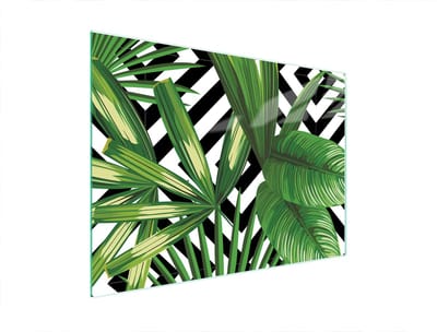 TMK ArtDeko - Snijplank van glas - 40x30 cm - Antislip Siliconen Voetjes - UV-print