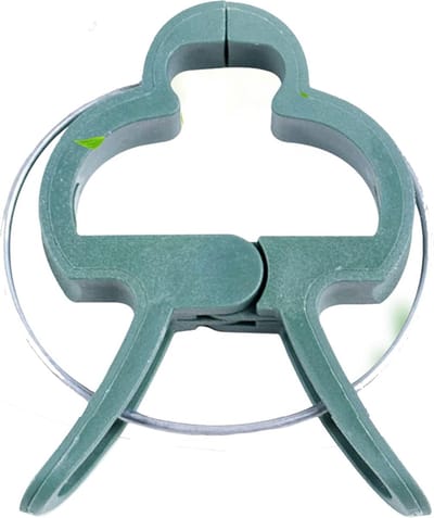 Famanu – Plantenclips voor klimplanten - zelfklevende plantenhouder - plantenwandhouder buiten - plantenaccessoires - gemaakt van duurzaam materiaal - ideaal voor kleine planten.