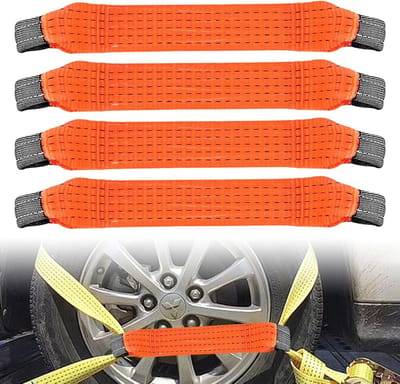 Verankeringsriemen 4 Stuks - 5 cm Breed, 0,4 Meter Ratelriem voor Auto en Transport