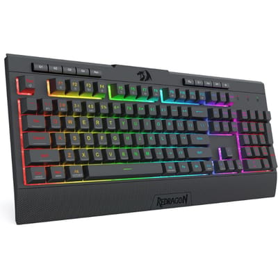Redragon K525 PRO RGB 3-modus draadloos membraan toetsenbord met multimedia-toetsen, lineaire mechanische schakelaars voor gaming