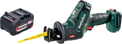 Metabo SSE 18 LTX Compact accu reciprozaag sabelszaag 18 V 13 mm + 1x accu 4,0 Ah - zonder oplader