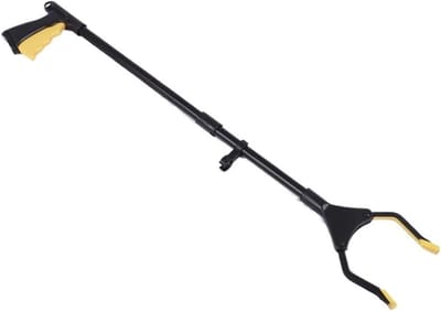 Afvalverwijdering Handgrijper - Grijparm Opruimtool - Afval Opruimen - Roterende Kaak - 1 kg - Geel