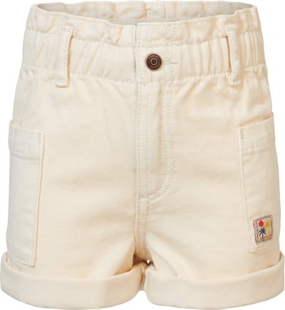 Noppies Girls Short Erda loose fit Meisjes Broek - Whisper White - Maat 122