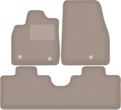 Beige velours vloermatten voor: Ford Mustang Mach-e 0 (2020-)