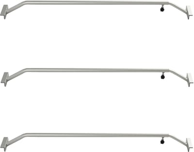 TRUTZHOLM Aluminium Huifbeugels Set van 3 - Verstelbaar 106.5-148cm met Knopschroef - Universele Dekzeilsteun Aanhangwagen