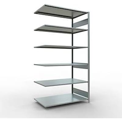 SCHULTE Lagertechnik - Aanbouwsysteem zonder schroeven - 2500x1300x800 mm, type 150 kg
