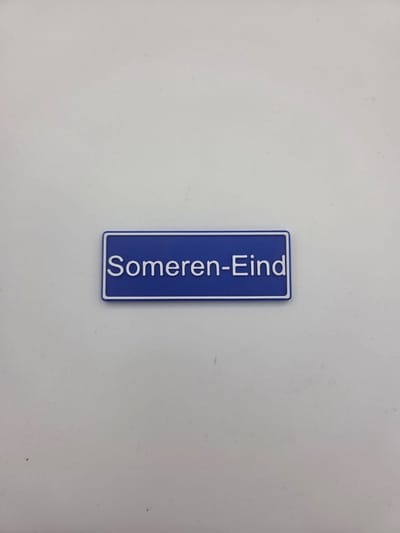 Koelkast Magneet plaatsnaam 8 X 3 CM Someren-Eind