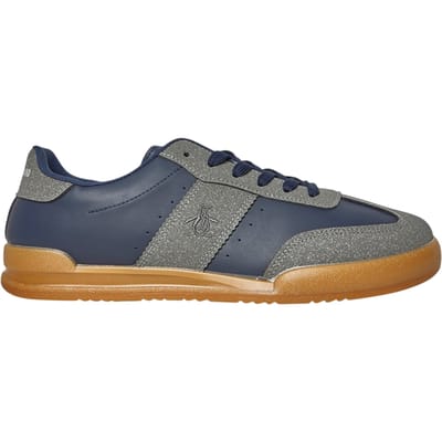 Original Penguin Heren Giovanni Paneled Sneakers (Charcoal/Navy)
