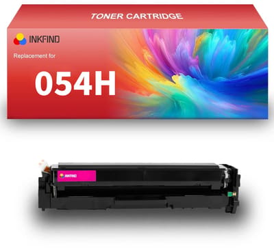INKFIND 054H tonercartridge Magenta compatibel met Canon 054 Magenta Canon 054H Magenta toner cartridge -1-pack Magenta