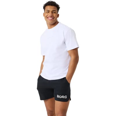 Björn Borg heren O-hals shirt classic logo wit
