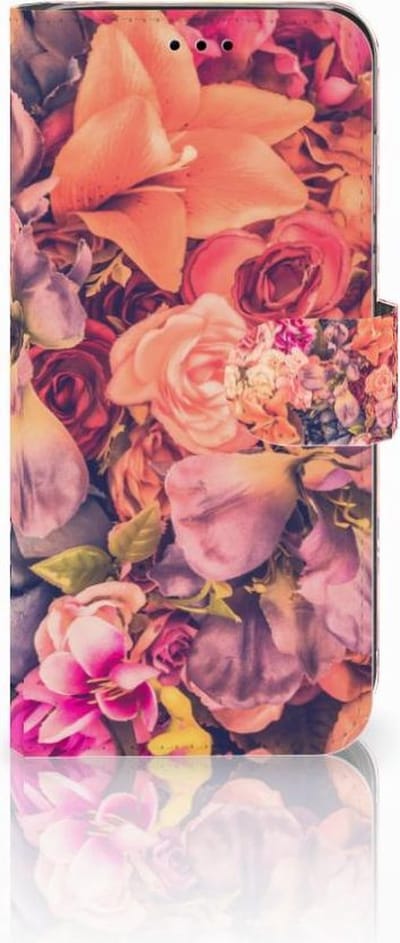 Boekhoesje voor Huawei P20 Lite Hoesje Bosje Bloemen
