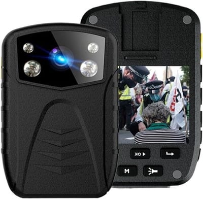 Bodycam HD - Borstcamera Politiecamera - Veiligheid Bewaken - IP67 Waterdicht Nachtzicht - 16GB - Zwart