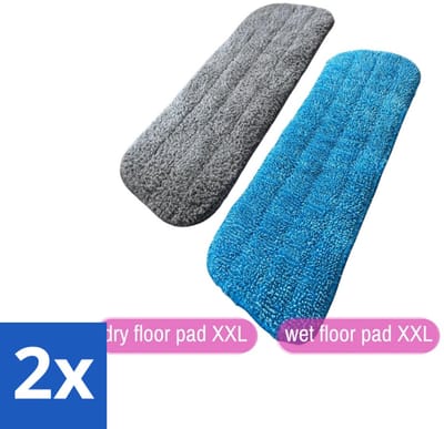 2 x NIMBUS Magic Vloerdoekjes Navulling 2 stuks per verpakking - Vloer Reinigen - Droge Reiniging - Nat Reinigen - Schoonmaken - Dweildoeken