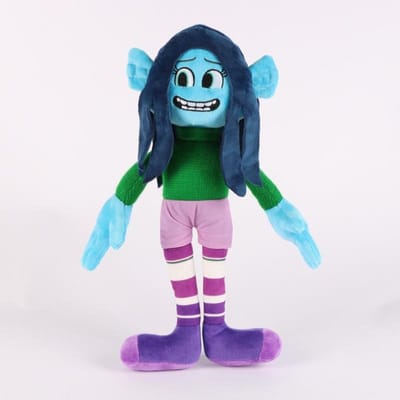 Ruby Gillman Teenage Kraken Pluche Reuzeninktvis Knuffelpop Filmkarakter Speelgoed voor Kinderen Filmfans 36cm blue