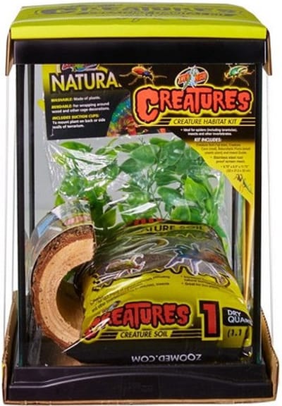 Zoo Med Creatures Habitat Kit - Mini Terrarium Voor Insecten - 22x22x29cm