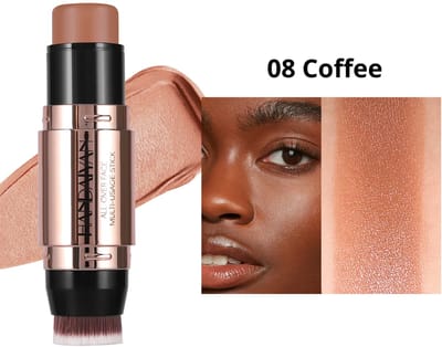 Creamy Dual Contour Stick 08 Coffee - Incl. Contourkwast - 7g
